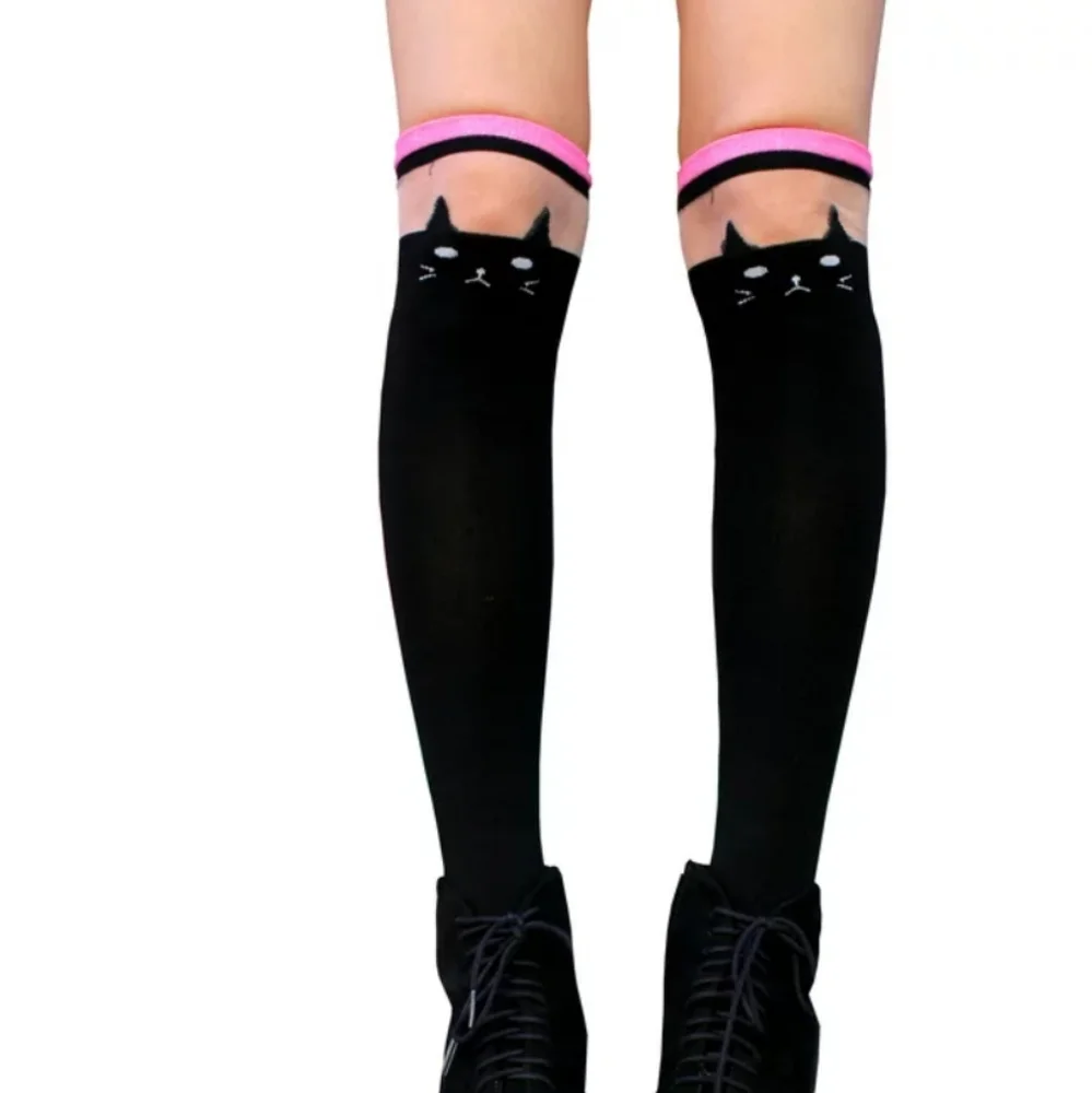 NWT Pink Cat Over-The-Knee Socks